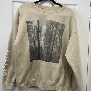 Taylor Swift folklore "in the trees" pullover sweatshirt size large